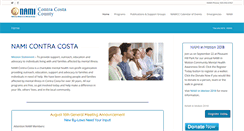 Desktop Screenshot of namicontracosta.org