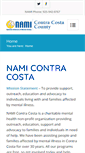 Mobile Screenshot of namicontracosta.org